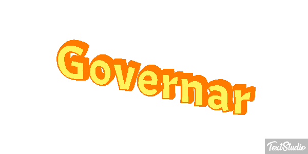 Governar Text effect