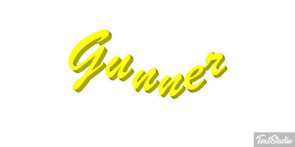 Gunner Efekt tekstowy
