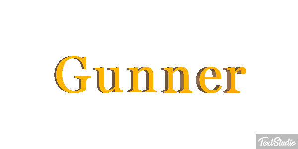 Gunner Efekt tekstowy