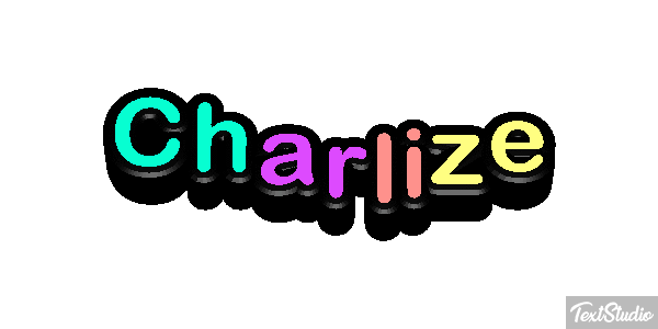 Charlize Text effect