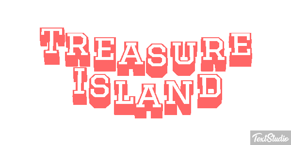 Treasure Island Texteffekt