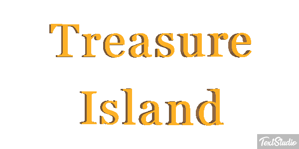 Treasure Island Texteffekt