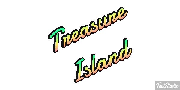 Treasure Island Texteffekt