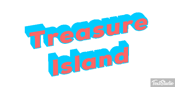 Treasure Island Texteffekt