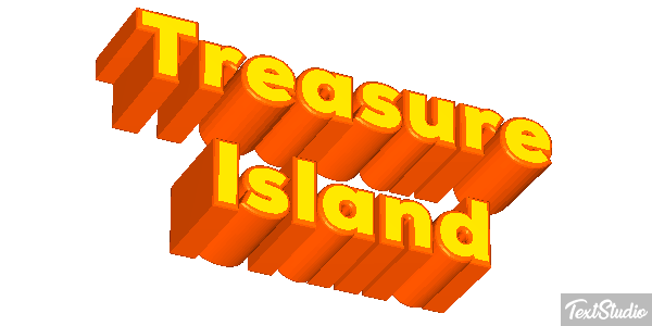 Treasure Island Texteffekt