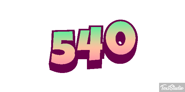540 Efeito do texto