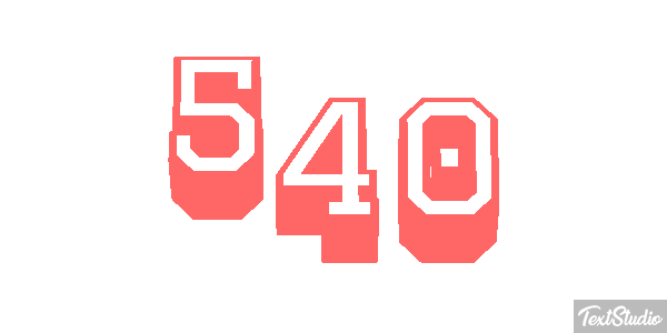 540 Efeito do texto