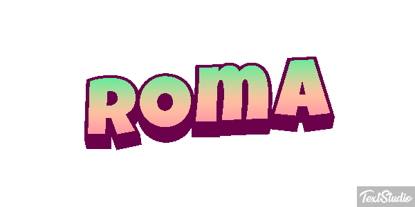 Roma Effetto testo