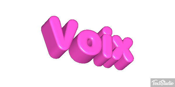 Voix Effet de texte