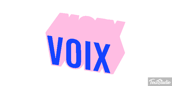 Voix Effet de texte