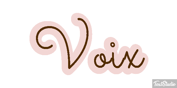 Voix Effet de texte