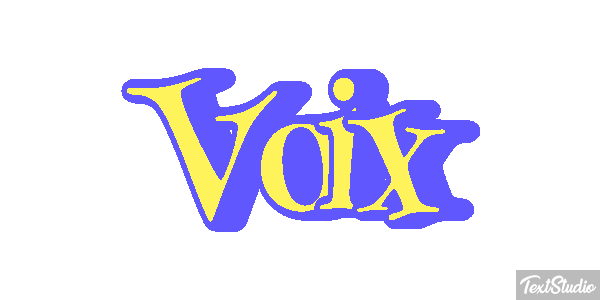 Voix Effet de texte