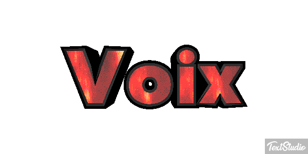 Voix Effet de texte