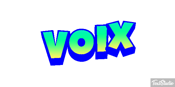 Voix Effet de texte