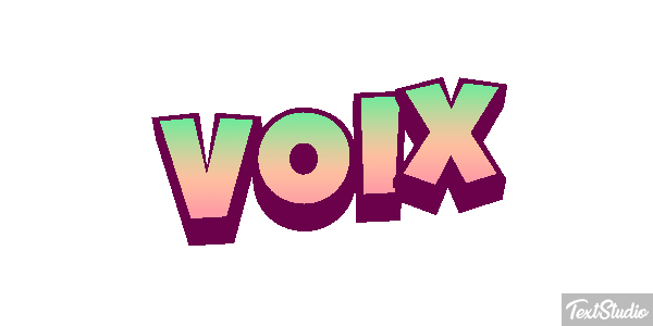 Voix Effet de texte