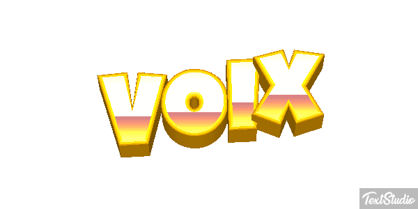 Voix Effet de texte