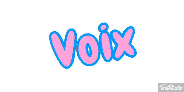Voix Effet de texte