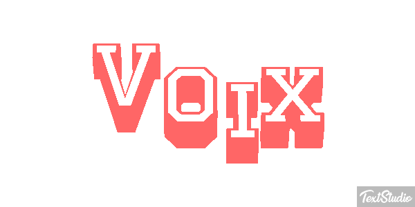 Voix Effet de texte