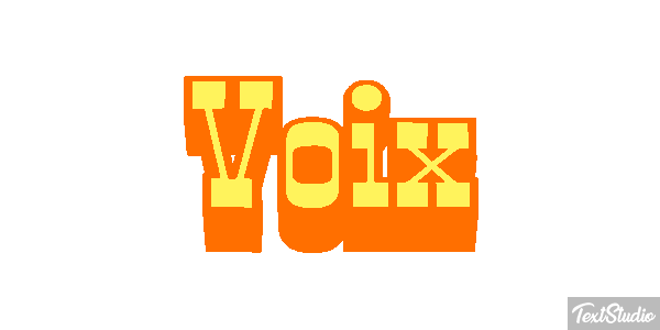 Voix Effet de texte