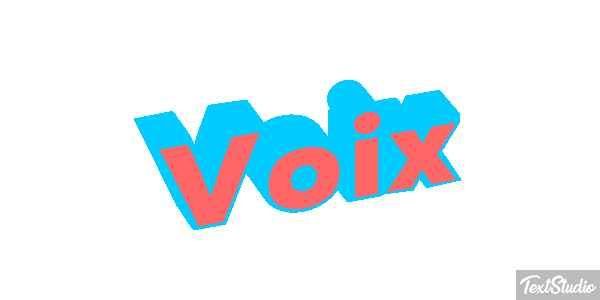 Voix Effet de texte