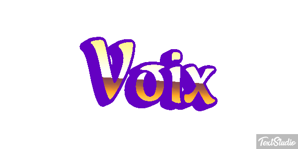 Voix Effet de texte