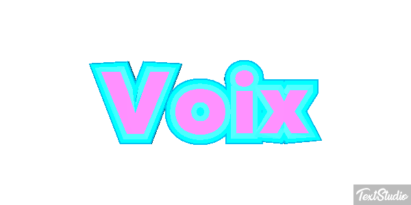 Voix Effet de texte