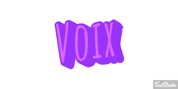 Voix Effet de texte