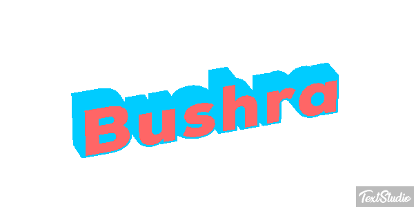 Bushra Effetto testo