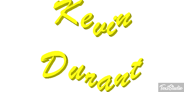 Kevin Durant Efecto de texto