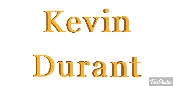 Kevin Durant Efecto de texto