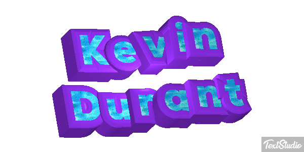 Kevin Durant Efecto de texto