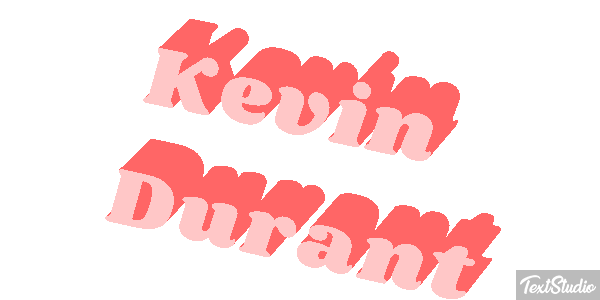 Kevin Durant Efecto de texto