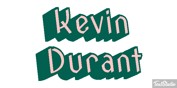 Kevin Durant Efecto de texto