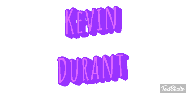 Kevin Durant Efecto de texto