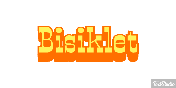 Bisiklet Текстовый эффект