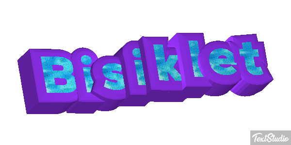 Bisiklet Текстовый эффект