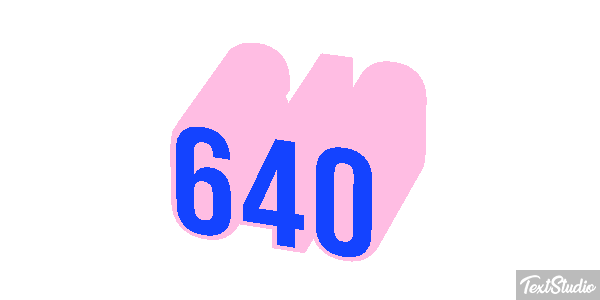 640 Metin efekti