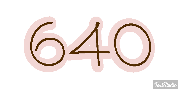 640 Metin efekti