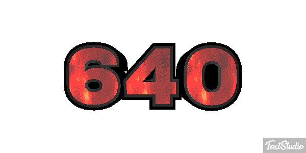 640 Metin efekti