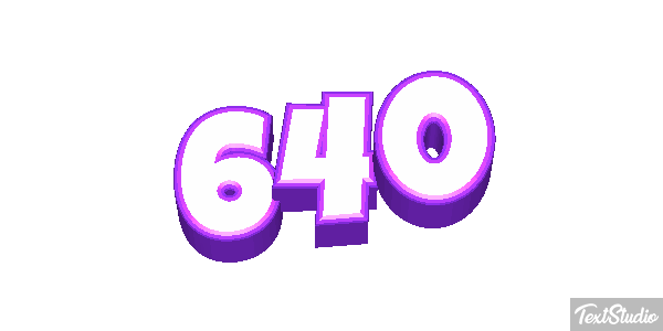 640 Metin efekti