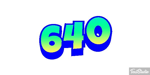 640 Metin efekti