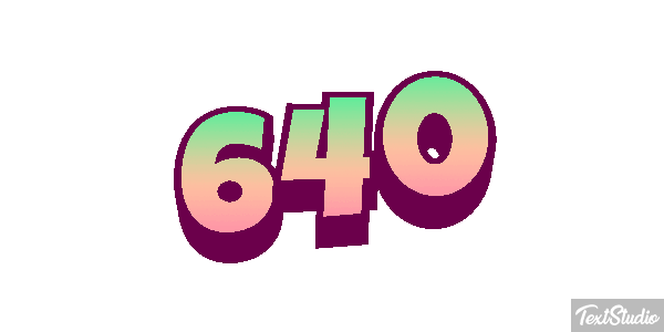 640 Metin efekti