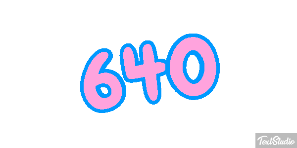 640 Metin efekti