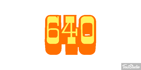 640 Metin efekti