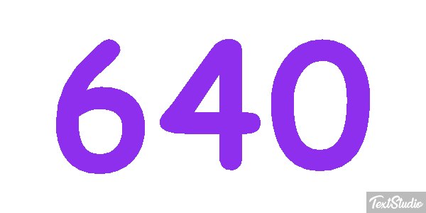 640 Metin efekti