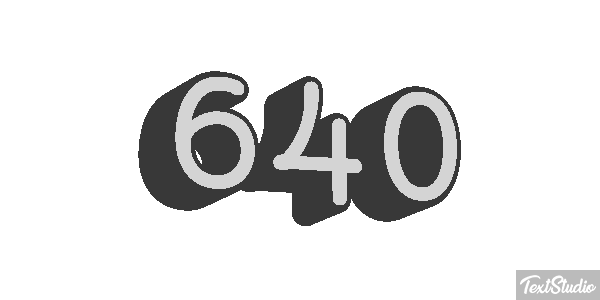 640 Metin efekti