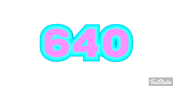 640 Metin efekti