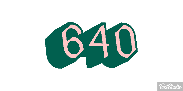 640 Metin efekti