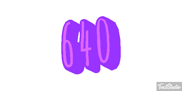 640 Metin efekti