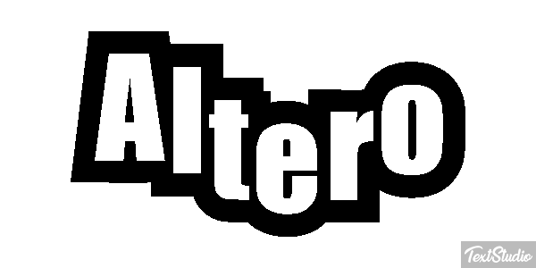 Altero Tekst effect